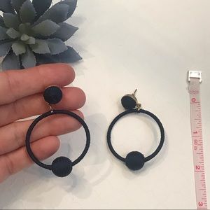 Navy Blue Earrings